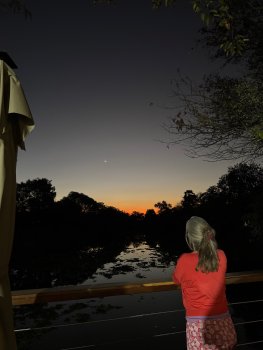 Prachtige zonsondergang in Livingstone