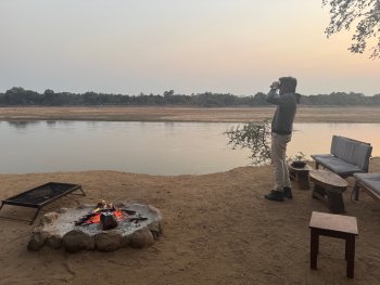 Ochtend in het bush camp in South Luangwa