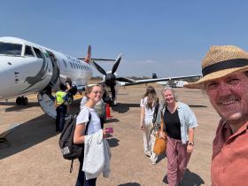 Terug maar Lusaka vanuit South Luangwa