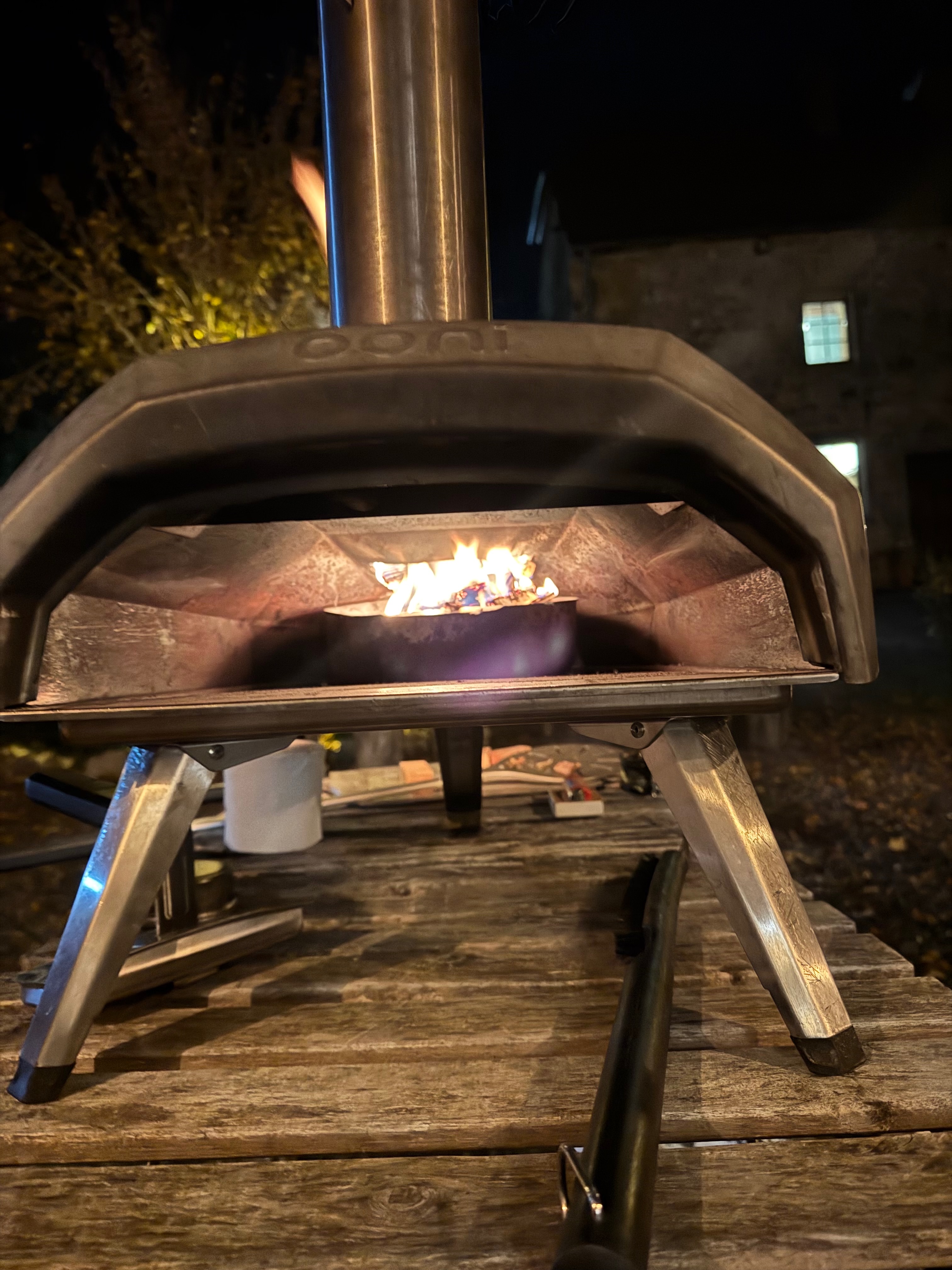 De pizza oven